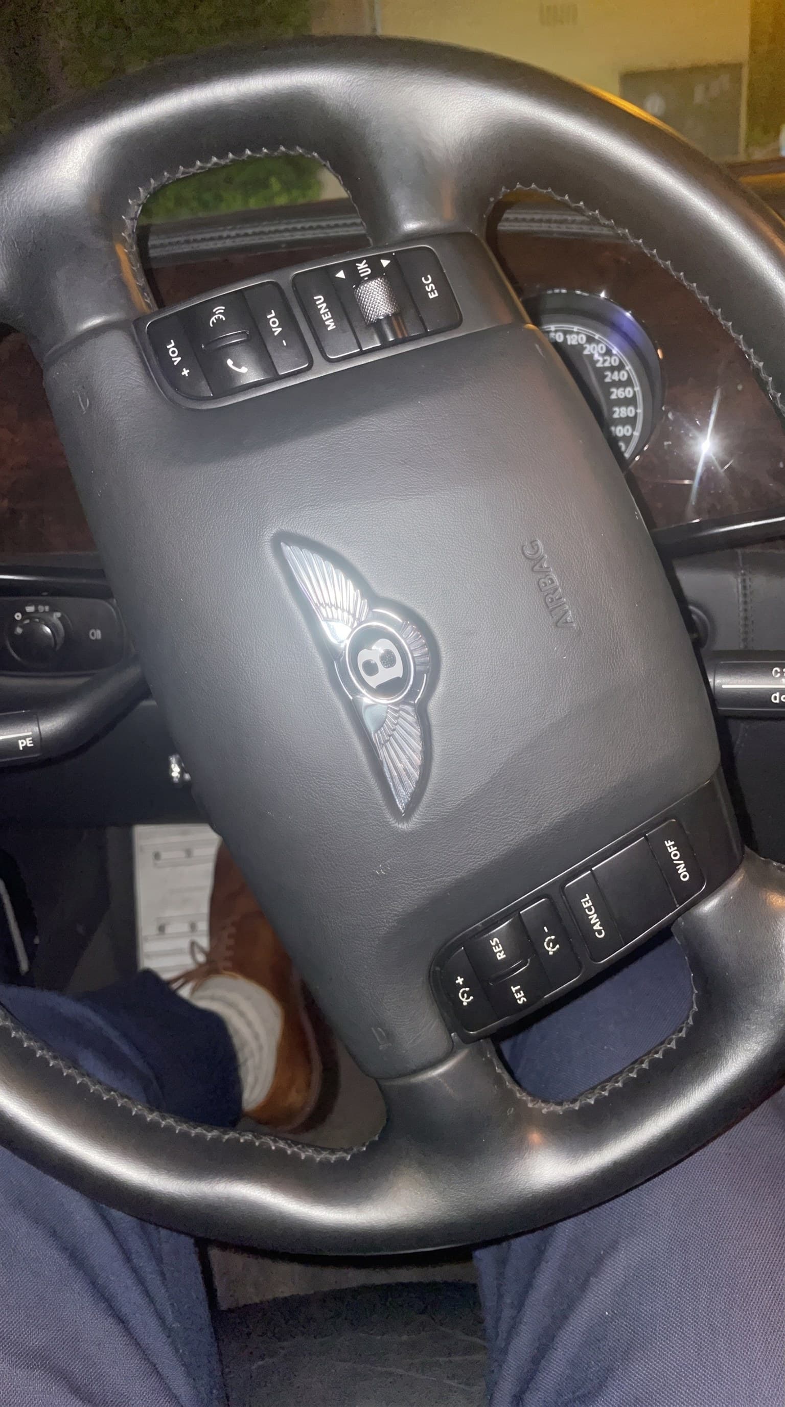 Bentley — interieurdetail